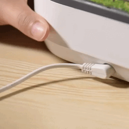 Auto shut-off safety feature on Cloud Rain Humidifier.